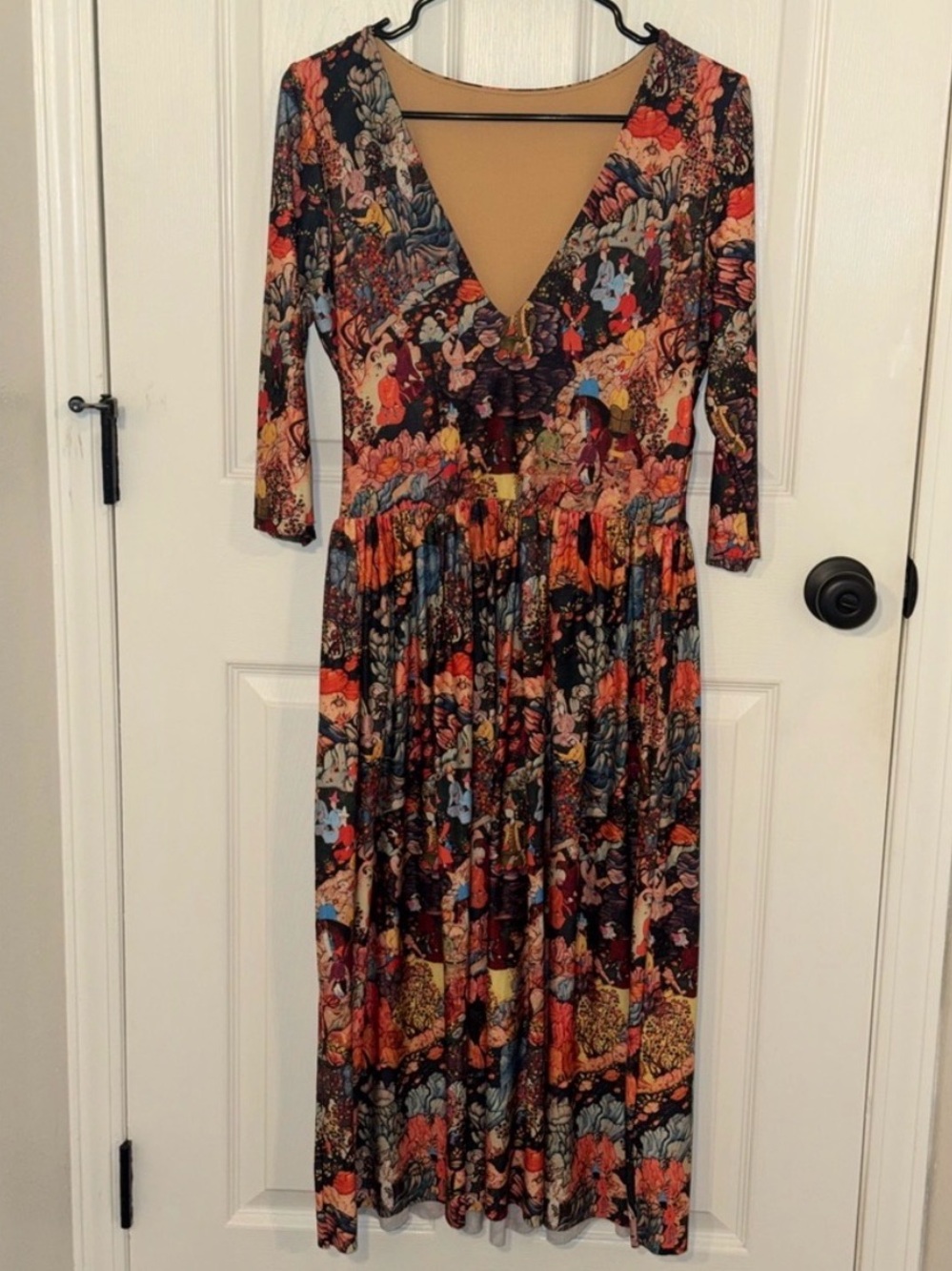 Blackmilk Sultan Humayan and His Brother in Nature 3/4 Sleeve Dress - Picture 6 of 12
